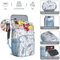 thumbnail image 4 of Retro Insulated Cooler Backpack - 20L Soft Cooler Bag, Tribal Patterns for Beach & Picnic, 4 of 6