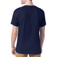 thumbnail image 3 of Hanes T-Shirts à Col Ras du Cou ComfortSoft pour Hommes, Lot de 4, L, Marine, 3 of 6
