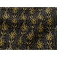 thumbnail image 4 of oneOone Viscose Jersey Fabric Leaves Block Print Fabric BTY 60 Inch Wide, 4 of 5