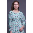 thumbnail image 5 of Bimba Robe Maxi Longue à Volants Bohème Renaissance Smockée en Coton pour Femme - Petit, 5 of 5