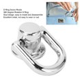 thumbnail image 3 of D Ring Rivet, 20 Sets 360 Degree Rotatable Ball Studs D Ring Rivets with Screws  Zinc Alloy Iron DIY Leather Craft Accessories for Handbags Pet Collars Wallets Hats, 3 of 7