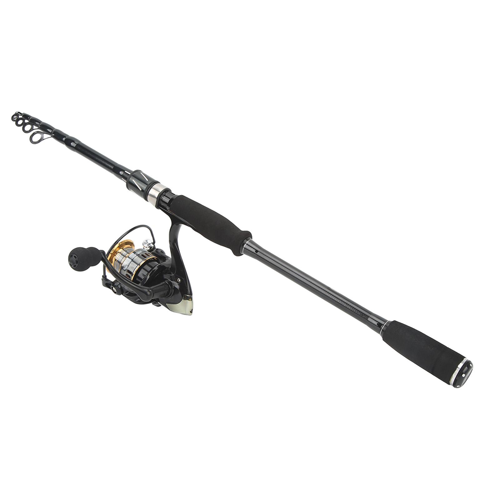 Fishing Rods Set, 1145g Silent Bearing Fishing Rod and Reel Combo Set  for Beginners