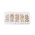 thumbnail image 4 of Lefu 50pcs Fishing Spinner Blades Fly hook Spoon Lures Rings Artificial Craft, 4 of 6