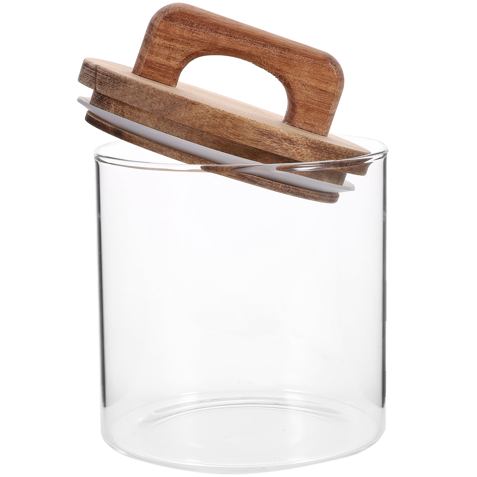 Minkissy Food Containers With Lids Glass Food Storage Container For Wide Mouth 1Pcs