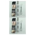 thumbnail image 2 of Decodeary Mobile Phone Selfie Tripod Extendable Monopod For 8X Remote Shutter white 2Set, 2 of 4