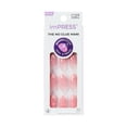 thumbnail image 1 of KISS imPRESS Nails - Glow Muse, Pink, Coffin, Medium, 1 of 11