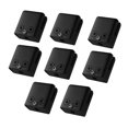 thumbnail image 3 of veasfak 8 Pieces Glass Clamp Adjustable Flat Bracket for Handrail Pool Fence Balcony black, 3 of 9