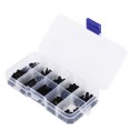 thumbnail image 3 of 140pcs Boîte M2 Nylon Tête Ronde Croix Vis Hexagonale Mâle Femelle Impasse Assortiment Kit (Noir), 3 of 9