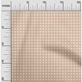 thumbnail image 2 of oneOone Polyester Spandex Light Peach Fabric Check Craft Projects Decor Fabric Printed By The Yard 56 Inch Wide, 2 of 4
