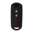 thumbnail image 4 of 1pcs Housse de Clé de Voiture (Clé Non Incluse) Adaptée pour Clé Mazda Étui en Silicone Porte-Clés Protection Clé 2 Boutons Intérieur de Voiture, 4 of 11