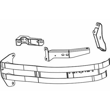 WESTIN Bumper Push Bar for 2020-2023 Ford Police Interceptor Utility - 36-2125