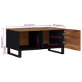 thumbnail image 4 of vidaXL Coffee Table 80x50x40 cm Solid Wood Reclaimed&Engineered Wood, 4 of 5