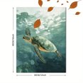 thumbnail image 3 of Sea Turtle Ocean Canvas Wall Art 15.75x11.81 Inches, 3 of 8