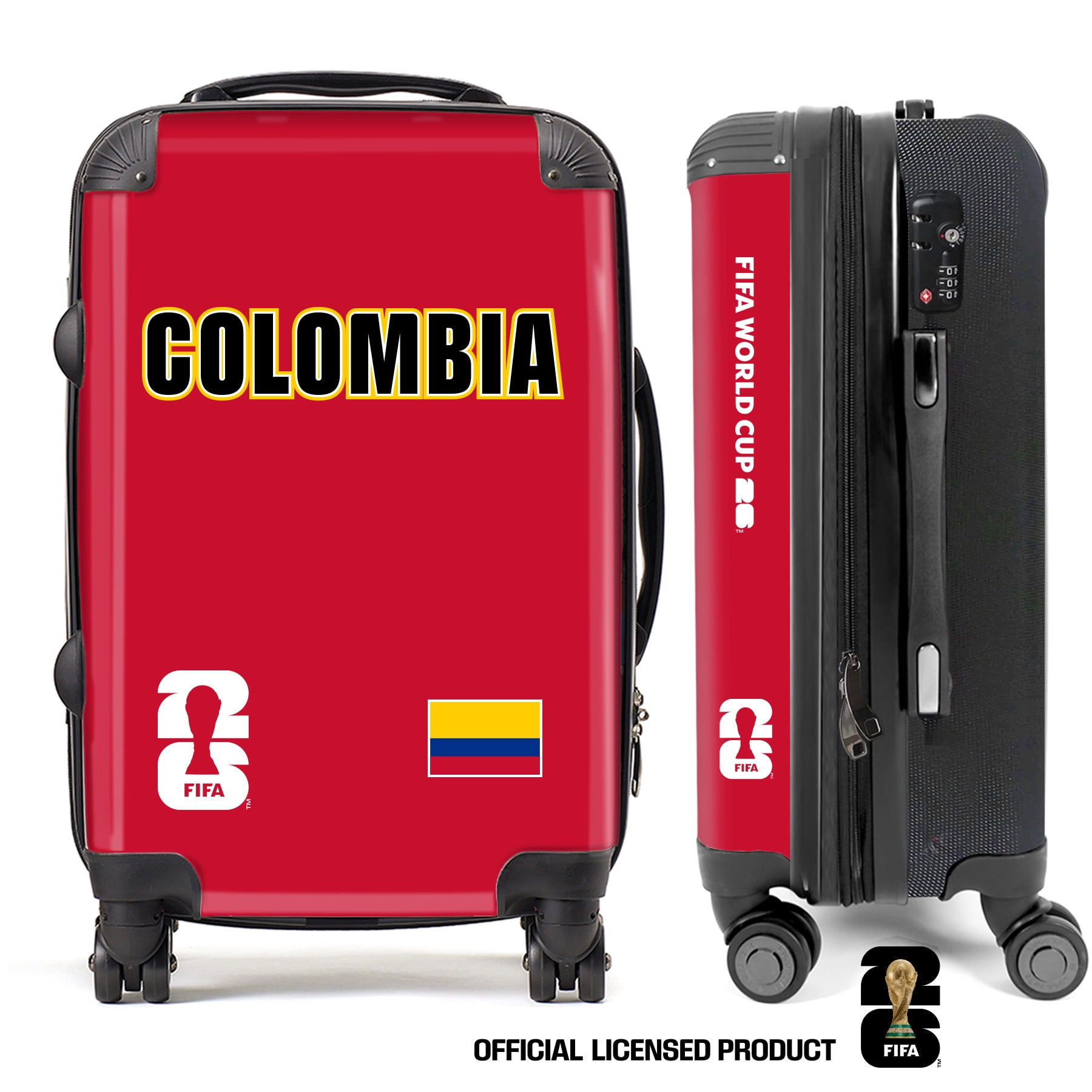 Colombia2 FIFA World Cup 2026™ Carry On 20” Spinner Suitcase with TSA Lock