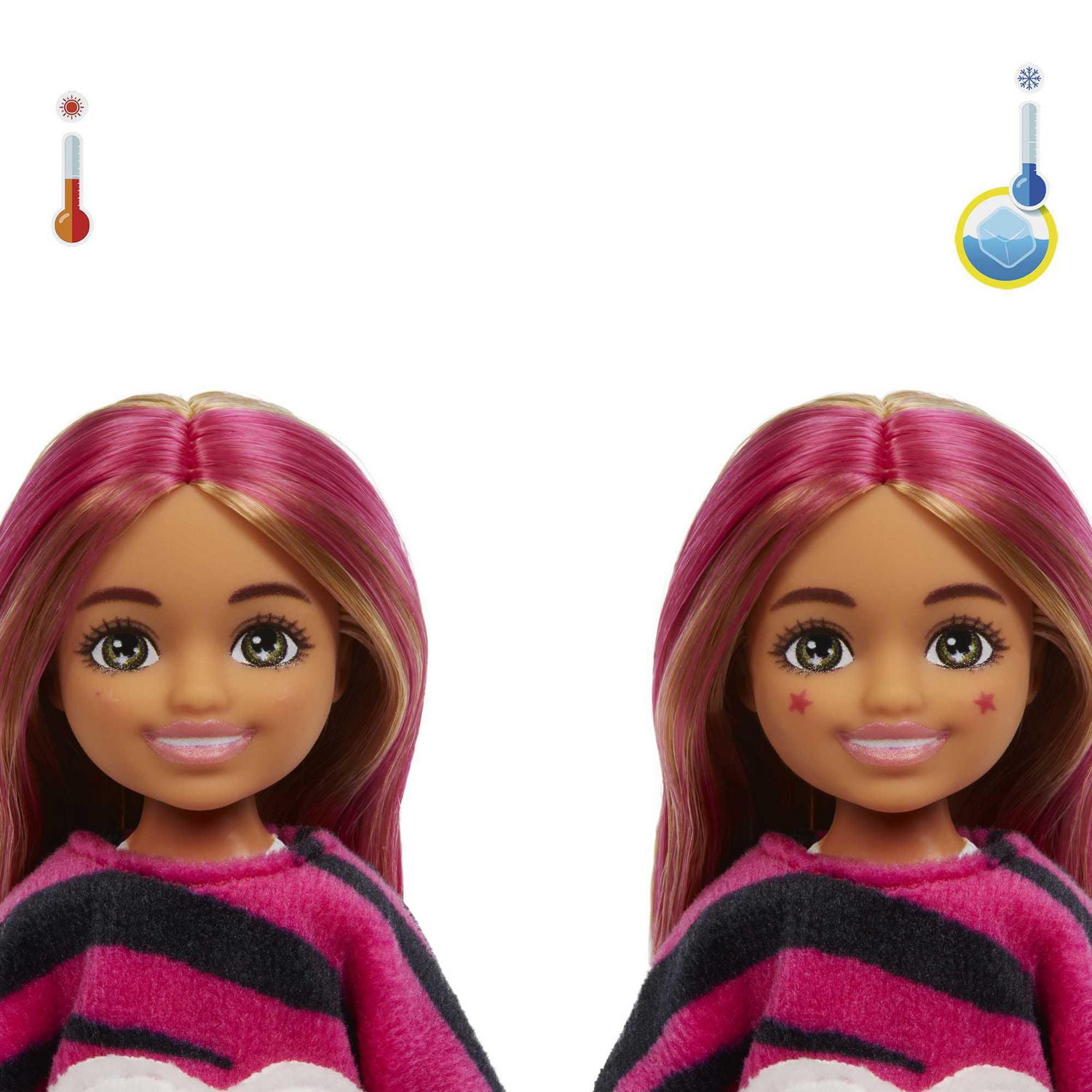 Barbie Small Dolls and Accessories, Cutie Reveal Chelsea Tiger Doll, Jungle Series