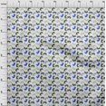 thumbnail image 4 of oneOone Polyester Spandex Blue Fabric Animal Cat Sewing Craft Projects Fabric Prints By Yard 56 Inch Wide, 4 of 4