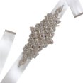 thumbnail image 1 of Rubans de Mariage Robe de Ceinture de Mariée Sashes Cristal Soirée Sashes de Bal de Mariée ; Partie Strass à la Main Ceinture, 1 of 9
