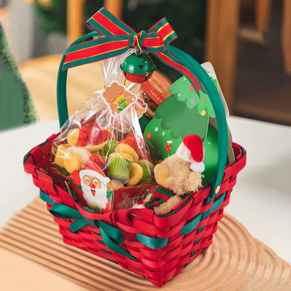 Boîte-cadeau de Chocolat, Panier de Noël Amoureux Cadeau Panier-Cadeau Boîte-Cadeau Boîte à Bonbons Flocon de Neige Croustillant Boîte d'Emballage de Noël Boîte à Biscuits Convient aux Festivals, Paniers-Cadeaux pour Familles