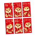 thumbnail image 1 of KLKCMS 6 Pieces Chinese New Year Red Envelopes Hong Bao for Party Favors Graduation H, 1 of 9