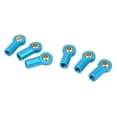 thumbnail image 1 of M3 Tie Rod End Ball Joint, Lightweight Aluminum Alloy M3 Link Rod End Ball Head Fine Workmanship 6Pcs  for RC Modification Blue,Purple, 1 of 7