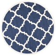 thumbnail image 1 of Safavieh Amherst Navy Indoor Outdoor Rug - Round 7', 1 of 2