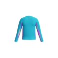 thumbnail image 4 of Speedo Girl's UV Protection Printed Splice UV Protection Swim Shirt Short Sleeve Rashguard - Scuba Blue, Size M, 4 of 4