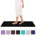thumbnail image 1 of Memory Foam Bathroom Bath Rugs Absorbent Non-Slip Bath Rugs Washable Bath Mat - 40 x 120 cm, Black, 1 of 7