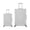 Argent Métallique, variante sur WINGOMART Ensemble de Bagages 2 Pcs Léger Durable PC+ABS Rigide, Roues Doubles Pivotantes, Cadenas TSA - 20 Po et 28 Po