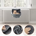 thumbnail image 4 of Hanging Bed For Cats Heater Radiator Bed For Cats Comfortable Cat Bed For Heaters Soft Fabrics Cat Swing Bed For Heaters Cat Swing Bed Radiator Cat Cuddly Bag Pole Mount Pet Feeders for Outdoors Buses, 4 of 4