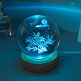 thumbnail image 4 of MesaSe 3d Glowing Crystal Ball Night Light Ornament Creative Coloful Night Scene Lamp With Base For Home Decor Gift, 4 of 10