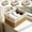 3Pcs decorative basket with liner Under $5 a1, variant on thefmos Small Woven Storage Basket, Rectangular Decorative Rattan Organizer Bin, Plastic Sundries CosmeticToyContainer for Home Bathroom Bedroom Kitchen Office