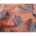 thumbnail image 4 of oneOone Silk Tabby Fabric Leaves|Floral & Paisley Block Print Fabric By Yard 42 Inch Wide, 4 of 4