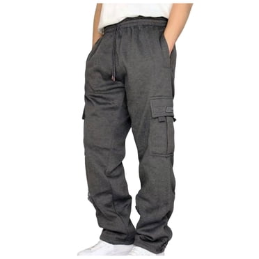 Ketyyh-chn99 Golf Pants For Men Fashion Fall Men's Jeans Breathable Pocket Detachable Two Pants Overalls Men's Outdoor Casual Pants GY1,4XL