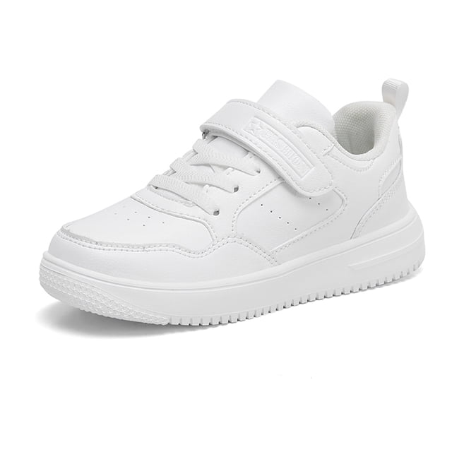 Ediodpoh Chaussures pour Enfants Espadrilles Sport pour Garçons Chaussures de Course Intérieur Extérieur Blanc 29