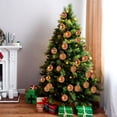 thumbnail image 4 of RKSTN Fall Decorations for Home 36PCS Christmas Xmas Tree Ball Bauble Hanging Home Party Ornament Decor 6CM Decorations, 4 of 7