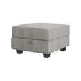 thumbnail image 2 of HONBAY Square Ottoman Module for Modular Sectional Sofa, Storage Ottoman Footrest and Seat Cube, Grey, 2 of 3
