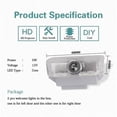 thumbnail image 3 of Infiniti Car LED Door Logo Projector Lights (4-Pack) for G, M, Q, FX, EX, QX Series, 3 of 5