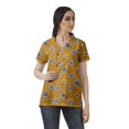thumbnail image 1 of Moomaya Chemise Tunique Style Enveloppant pour Femmes en Coton Décontracté Col Classique Boutonné, 1 of 6