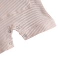 thumbnail image 5 of Baby Knitted Romper Short Sleeve O-neck Button Up Jumpsuit, 5 of 5