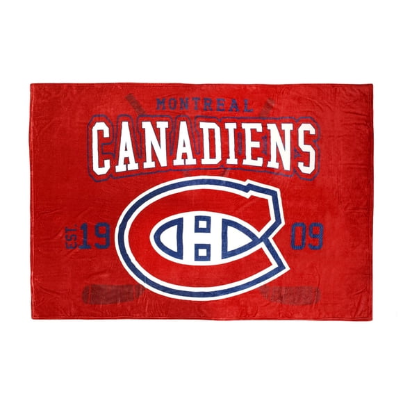 Couverture géante LNH Montreal Canadiens 62po x 90po