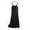 Black, variant on Sakmal Cute Womens Moomoo Nightgowns Cotton Sleepwear Black Sleeveless Nightgowns for Women