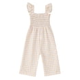 thumbnail image 1 of Combinaison Sans Manches à Motifs Treillis pour Filles Tout-Petits, 1 of 5
