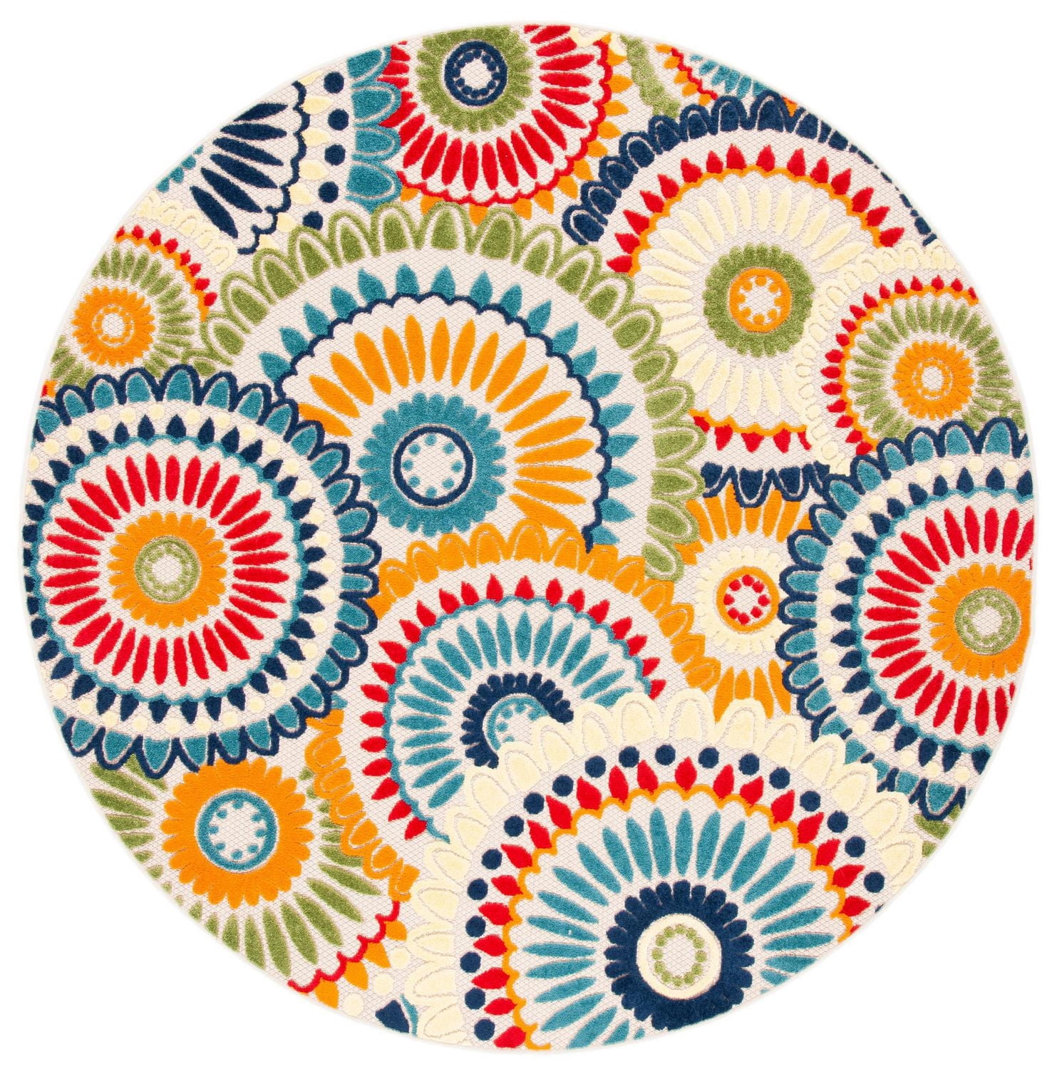Safavieh Cabana Marina Suzani Outdoor Area Rug