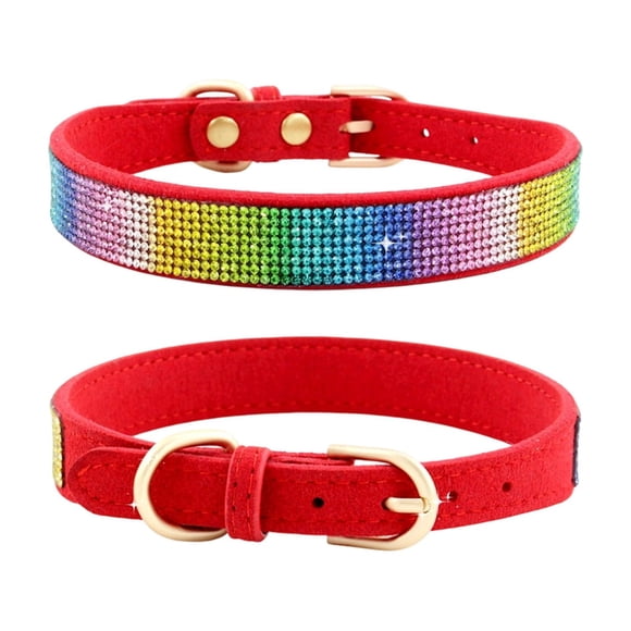 Adjustable Nylon Cat Collar with Quick Release Buckle Reflective Stitching Breathable Comfortable Easy Clean for Indoor Outdoor Use