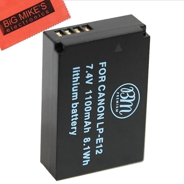 BM Premium LP-E12 Battery for Canon Rebel SL1, EOS 100D, EOS-M, EOS M2, EOS M10 Mirrorless Digital Camera