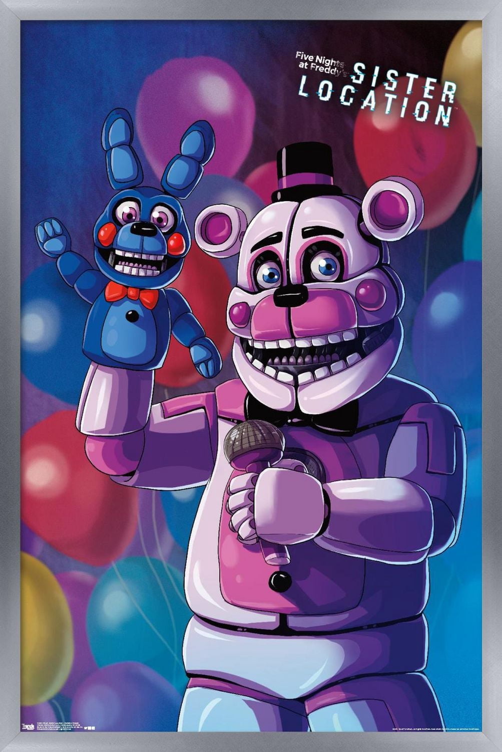 Five Nights at Freddy's: Sister Location - Funtime Freddy Wall Poster