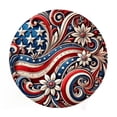 thumbnail image 2 of Birdeem Independence Day Decorations, Independence Day Decoration 2D Outdoor Home Circular Decoration Pendant Wall Decoration Pendant, Holiday Outdoor Decorations, 2 of 8