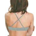 thumbnail image 2 of MIASHUI Bras for Women Thread Triangle Bra Wireless Lightly Lined Bralette Top Beauty Back Out Mini Bras, 2 of 9
