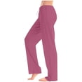 thumbnail image 2 of FAIWAD Pantalon de Pyjama Femme Décontracté Confortable Ample Pantalon de Maison Extensible à Cordon Bas de Pyjama Pantalon Tenue d'Intérieur, 2 of 5