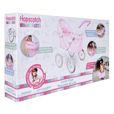 Hopscotch Lane My Baby Doll's Luxury Pram Stroller